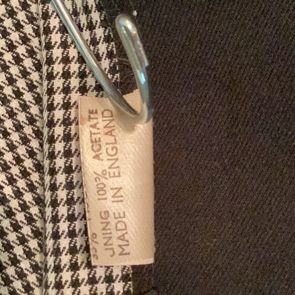 Vintage,custom made,UK 3/4 length houndstooth jacket by Sterling Cooper Sheridan - Picture 9 of 14